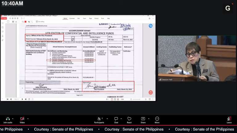 Prosecution alleges 42 million pesos in undocumented medical aid from VP's confidential fund